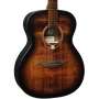 LAG Guitare Acoustique Auditorium Tramontane 70 - Black & Brown