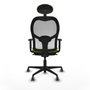 Piqueras y Crespo Chaise de Bureau avec Appui-tête 1D036G1 Pistache