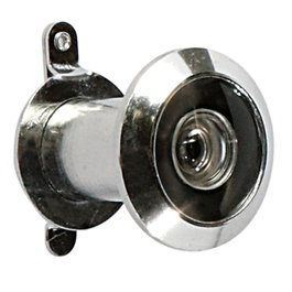 BYP Mirille optique en laiton chromé D14 pour porte 15-25 mm