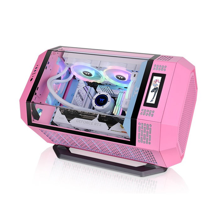 Thermaltake Kit de Support pour Boîtier Tower 300 Bubble Pink, Noir, 459x266x145 mm