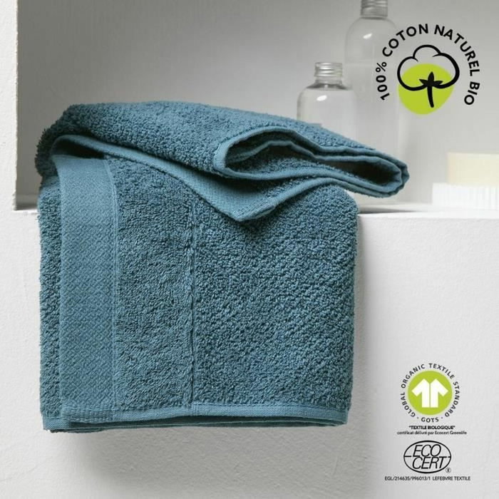 Today Serviette de bain Organic Paon 50 x 90 cm