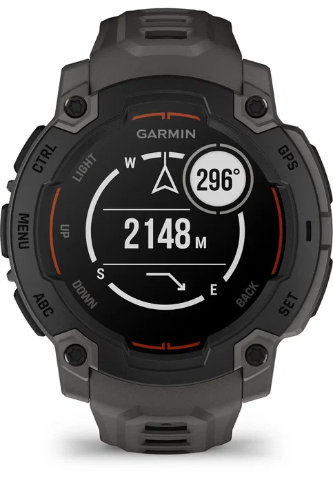 Garmin Instinct E - Montre Connectée GPS 45 mm - Noir et Gris Charbon