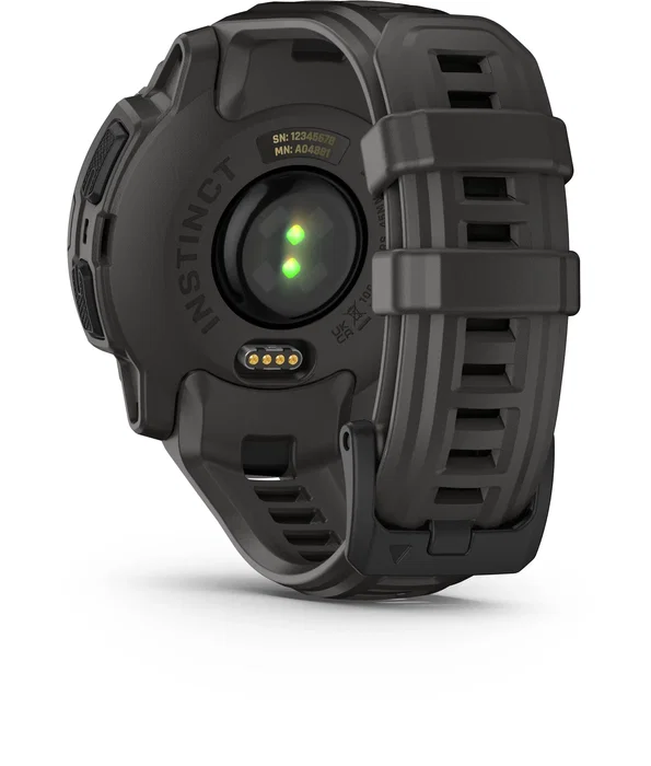 Garmin Instinct E - Montre Connectée GPS 45 mm - Noir et Gris Charbon