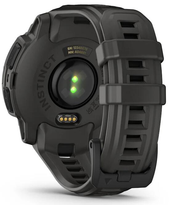 Garmin Instinct E - Montre Connectée GPS Sport 45 mm - Noir et Gris Charbon