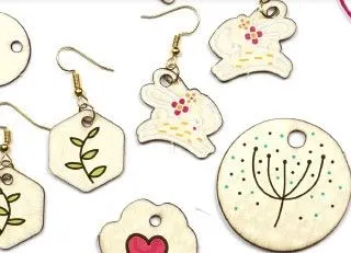 Sycomore Coffret Pyrogravure avec 5 Embouts pour Créer Bijoux et Accessoires dès 8 Ans