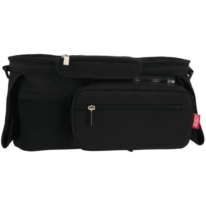 Nuby Organisateur de poussette Deluxe - Nuby - Pochette amovible - Noir - Porte-gobelets isothermes