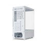 NOX NXHUMMERVSNWH Hummer Vision Boîtier Gaming Mid-Tower ATX Noir Double Vitre Trempée, jusqu'à 300mm GPU, 240mm Watercooling