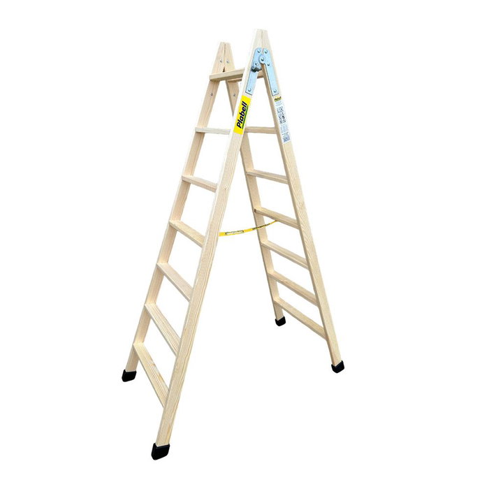 Echelle pliante Plabell BLD-7 Bois 190 cm Echelle pliante Plabell BLD-7 Bois 190 cm