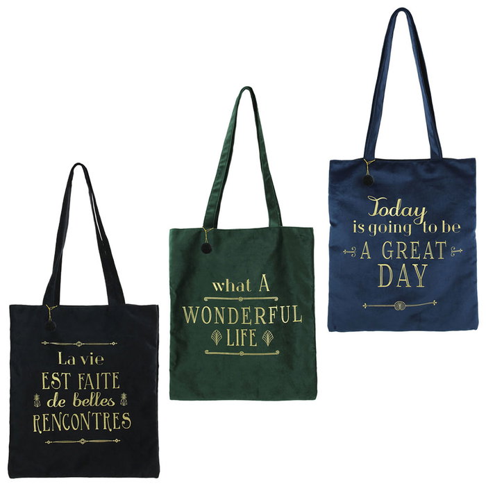 Home Deco Factory Sac en Velours Art Déco Home Deco Factory Sac en Velours Art Déco