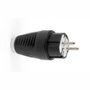 Simon Clavija Schuko en caoutchouc noire 16A 250V
