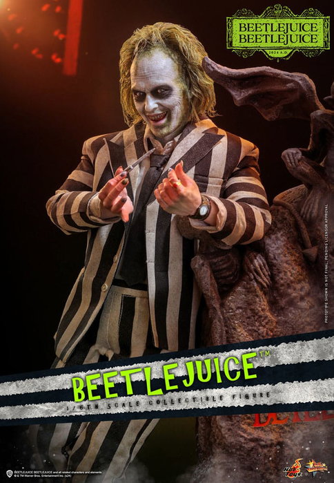 Hot Toys Beetlejuice Beetlejuice Movie Masterpiece Figurine 1/6 - 30 cm Hot Toys Beetlejuice Beetlejuice Movie Masterpiece Figurine 1/6 - 30 cm
