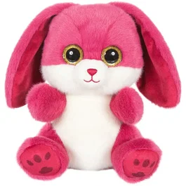 Cutydoos - Peluche Lapin Ruby Rose Framboise 23 cm - Collection - Lapin en Peluche Réaliste Ultra Douce