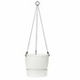 Elho Pot de fleurs à suspendre Greenville Blanc Ø 23,9 x H 20,3 cm