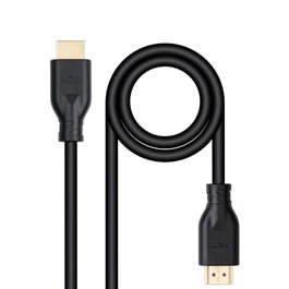 Nanocable 10.15.3902 Câble HDMI 2.0 4K 18Gbps 2 M Mâle-Mâle CCS Noir