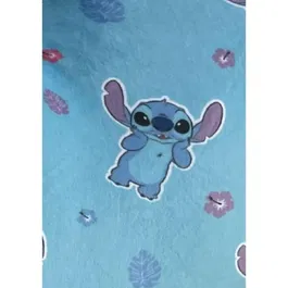 Disney Stitch - Coussin décoratif 3D en microfibre velours avec rembourrage doux, forme du personnage, 40 cm, pour chambre et salon