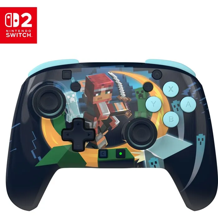 Turtle Beach Rematch Minecraft Dungeons II - Manette de jeu sans fil avec design lenticulaire Turtle Beach Rematch Minecraft Dungeons II - Manette de jeu sans fil avec design lenticulaire