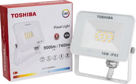 TOSHIBA Projecteur LED 10W 6500K IP65 - blanc