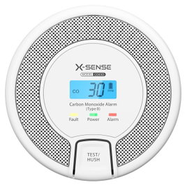 X-Sense Détecteur de monoxyde de carbone CO03D Blanc, gris