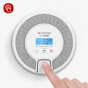 X-Sense Détecteur de monoxyde de carbone CO03D Blanc, gris