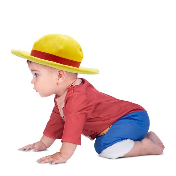 My Other Me - Déguisement Luffy One Piece avec Bonnet et Combinaison - Taille 24-36 Mois (2 à 4 ans)