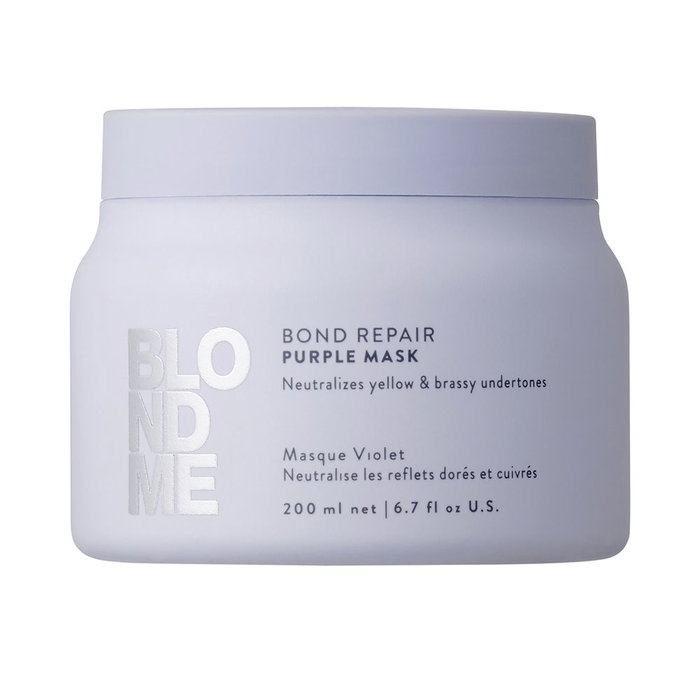 Schwarzkopf BLONDME BOND REPAIR tratamiento morado - Soin pour blonds froids 200 ml Schwarzkopf BLONDME BOND REPAIR tratamiento morado - Soin pour blonds froids 200 ml