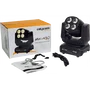 Algamlight MW430 Tête Mobile LED Wash 4x30W RGBW PAN 540° TILT 270° DMX Lyre Lumière pour DJ Club Bar
