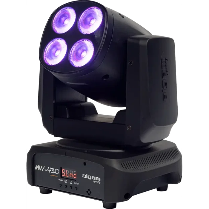 Algamlight MW430 Tête Mobile LED Wash 4x30W RGBW PAN 540° TILT 270° DMX Lyre Lumière pour DJ Club Bar Algamlight MW430 Tête Mobile LED Wash 4x30W RGBW PAN 540° TILT 270° DMX Lyre Lumière pour DJ Club Bar