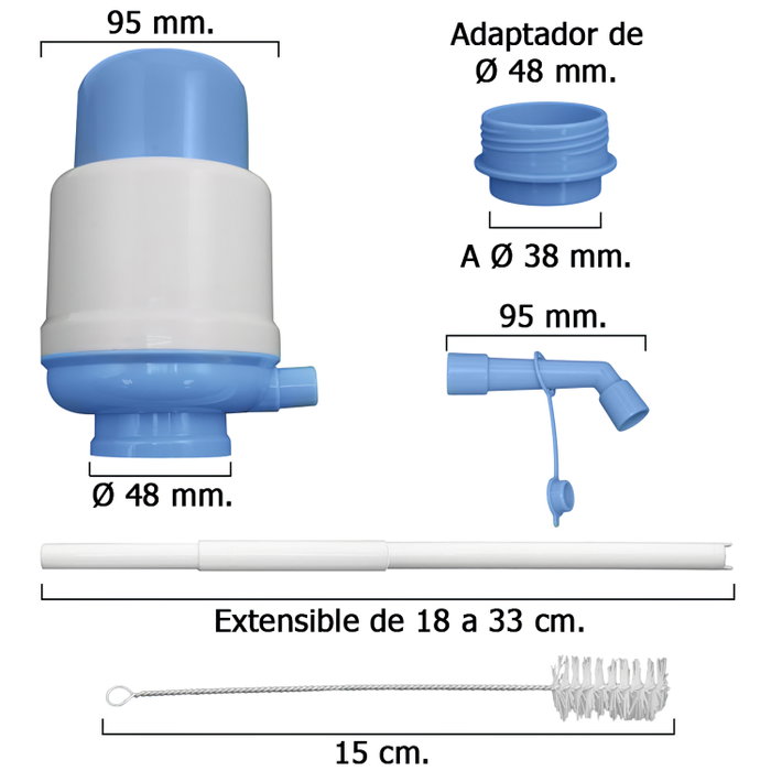 ORYX Distributeur d'eau pour bouteilles et bonbonnes