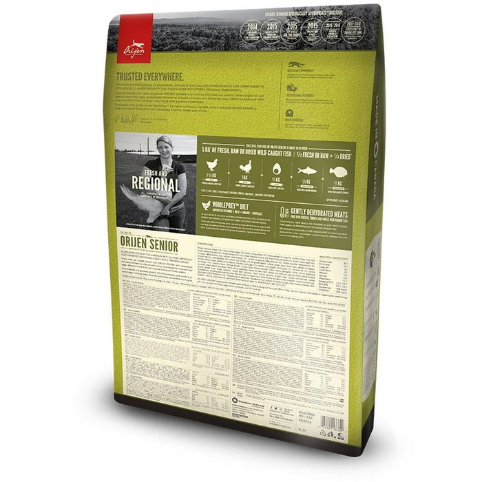 Nourriture Orijen Senior Poulet Dinde Poisson 6 Kg Nourriture Orijen Senior Poulet Dinde Poisson 6 Kg