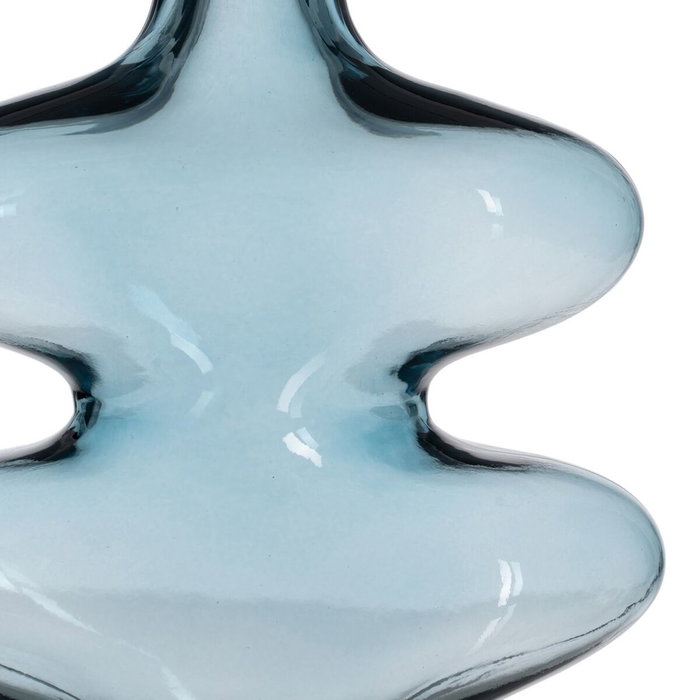 BigBuy Home Vase Bleu Verre 18 x 7,5 x 21,5 cm BigBuy Home Vase Bleu Verre 18 x 7,5 x 21,5 cm