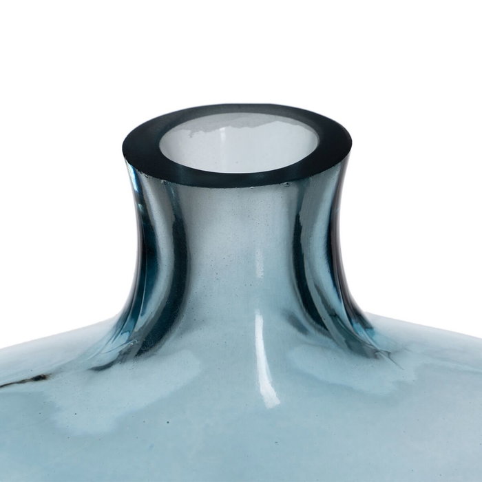 BigBuy Home Vase Bleu Verre 18 x 7,5 x 21,5 cm BigBuy Home Vase Bleu Verre 18 x 7,5 x 21,5 cm