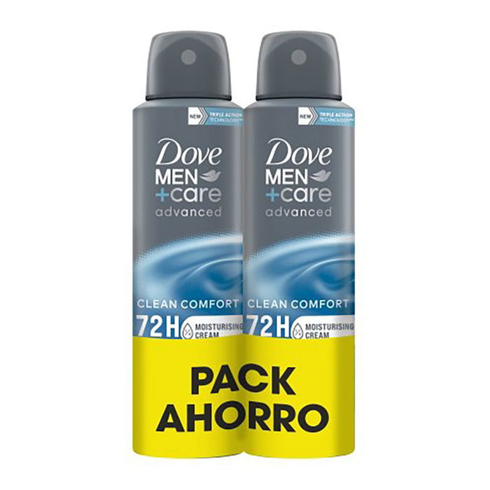 Spray déodorant Dove men clean confort 150 ml Frais Homme 2 Pièces (2 Unités) Spray déodorant Dove men clean confort 150 ml Frais Homme 2 Pièces (2 Unités)