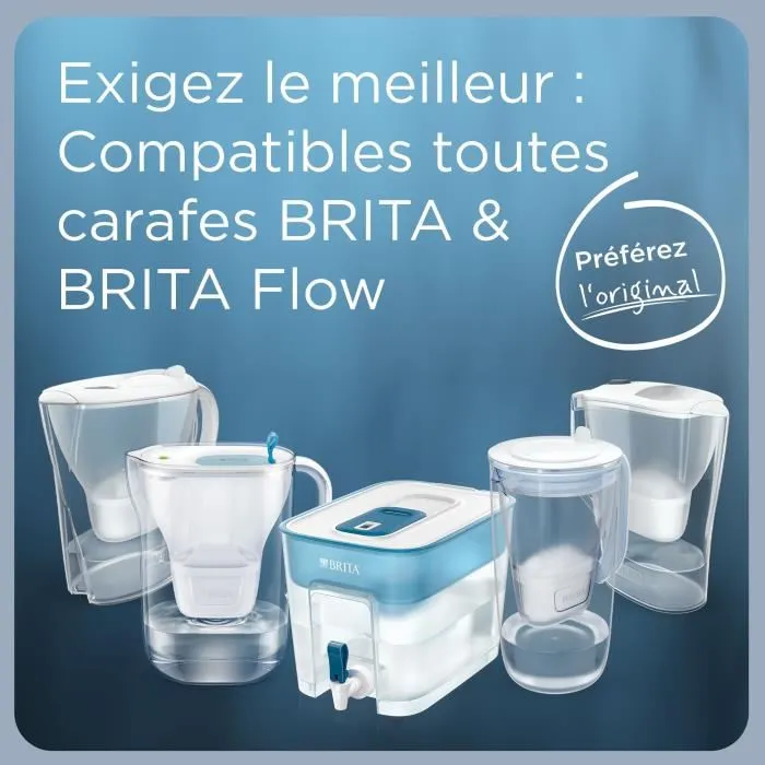 Brita - Recharge de cartouche filtrante Maxtra Pro Expert anti-tartre et protection des appareils - Pack de 3+1