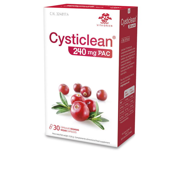 Cysticlean CYSTICLEAN CLASSIC 240 mg Capsules PAC et Canneberge 30 unités Cysticlean CYSTICLEAN CLASSIC 240 mg Capsules PAC et Canneberge 30 unités
