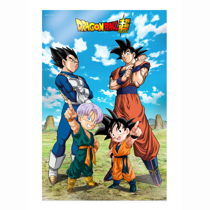 SD TOYS Poster 3D Dragon Ball Super - Bataille des Dieux - 58x38 cm - PVC Plastique - Décoration Murale