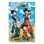 SD TOYS Poster 3D Dragon Ball Super - Bataille des Dieux - 58x38 cm - PVC Plastique - Décoration Murale