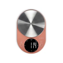 Livoo DOM493T Balance de Cuisine Électronique, 5 kg, 4 Unités de Mesure, Touches Sensitives, Écran LCD Rétroéclairé