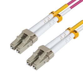 MicroConnect Câble à fibre optique OM4 Multimode Duplex LC-LC 4m Violet
