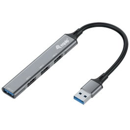Equip Hub USB 4 ports Aluminium