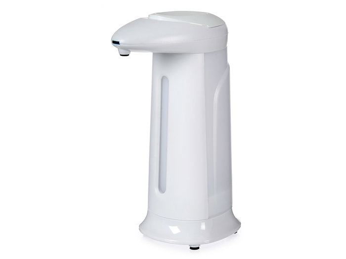 Berilo Distributeur de savon ABS avec capteur 350 ml Blanc 8 x 18,5 x 12,5 cm (Set de 12)