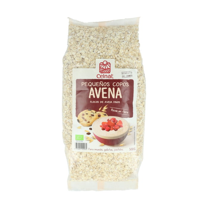 CELNAT Copos de avena baby pequeños finos BIO 500g