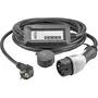 AEG Chargeur Portable Type 2 pour Voiture Électrique et Hybride - Câble 5 m, Monophasé 16A 230V AC, Prise Secteur Européenne