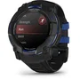 Garmin Instinct 3 Montre GPS Connectée, Écran AMOLED 1.3", 50 mm, Boîtier Noir et Bracelet Bleu, Série Tropical Pulse