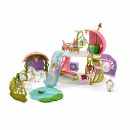 Schleich Maison-fleur pailletée avec licornes, lac et écurie - 42445