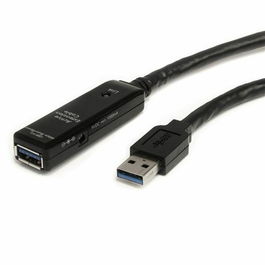 Câble USB Startech USB3AAEXT5M USB A Noir