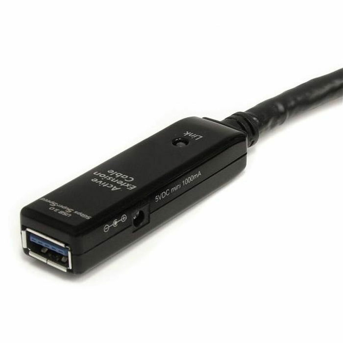 Câble USB Startech USB3AAEXT5M USB A Noir