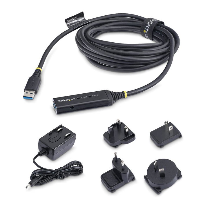 Startech USB 3.0 Câble Extenseur Actif USB-A Mâle vers USB-A Femelle 5 mètres USB3AAEXT5M