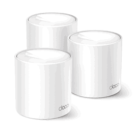 TP-LINK Deco X1500 Système Wi-Fi Mesh Blanc AX1500 (Pack de 3) - WiFi 6, Double Bande, Couverture Jusqu'à 560 m²