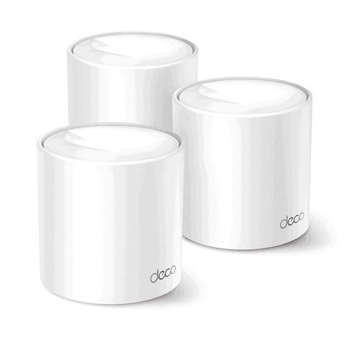 TP-LINK Deco X1500 Système Wi-Fi Mesh Blanc AX1500 (Pack de 3) - WiFi 6, Double Bande, Couverture Jusqu'à 560 m² TP-LINK Deco X1500 Système Wi-Fi Mesh Blanc AX1500 (Pack de 3) - WiFi 6, Double Bande, Couverture Jusqu'à 560 m²