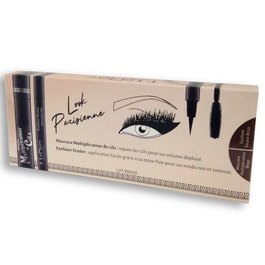 Leclerc Cofret Parisiene Brun 02 - Coffret d'accessoires de beauté en métal finition brun